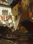 La casa di Satana a Venezia - 1909 ca  Olio su tavola, 48.5x25.5  - Pinacoteca Cantonale G. Zust, Rancate (Canton Ticino)